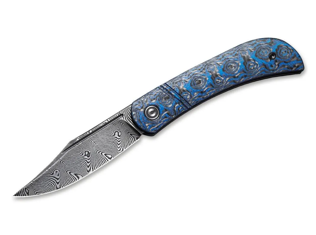 Appalachian Drifter Damascus G10 Cf Blue