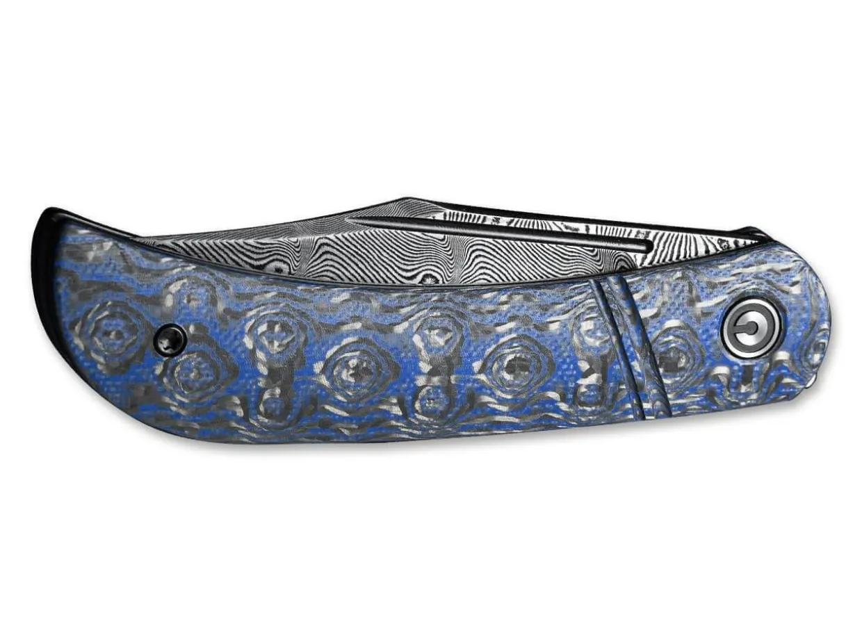 Appalachian Drifter Damascus G10 Cf Blue