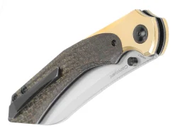 Clairvoyant 154Cm Brass Micarta Black