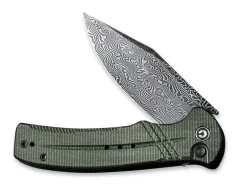 Cogent Damast Micarta Green