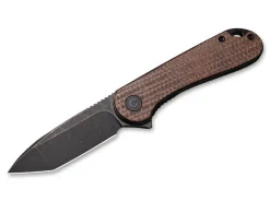 Elementum Micarta Dark Brown Tanto