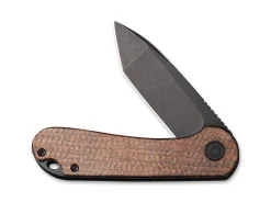 Elementum Micarta Dark Brown Tanto