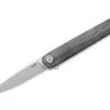 Flame Light Drop Point Micarta Black