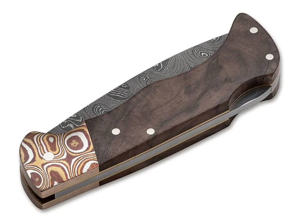 Folding Hunter Mokume Damascus