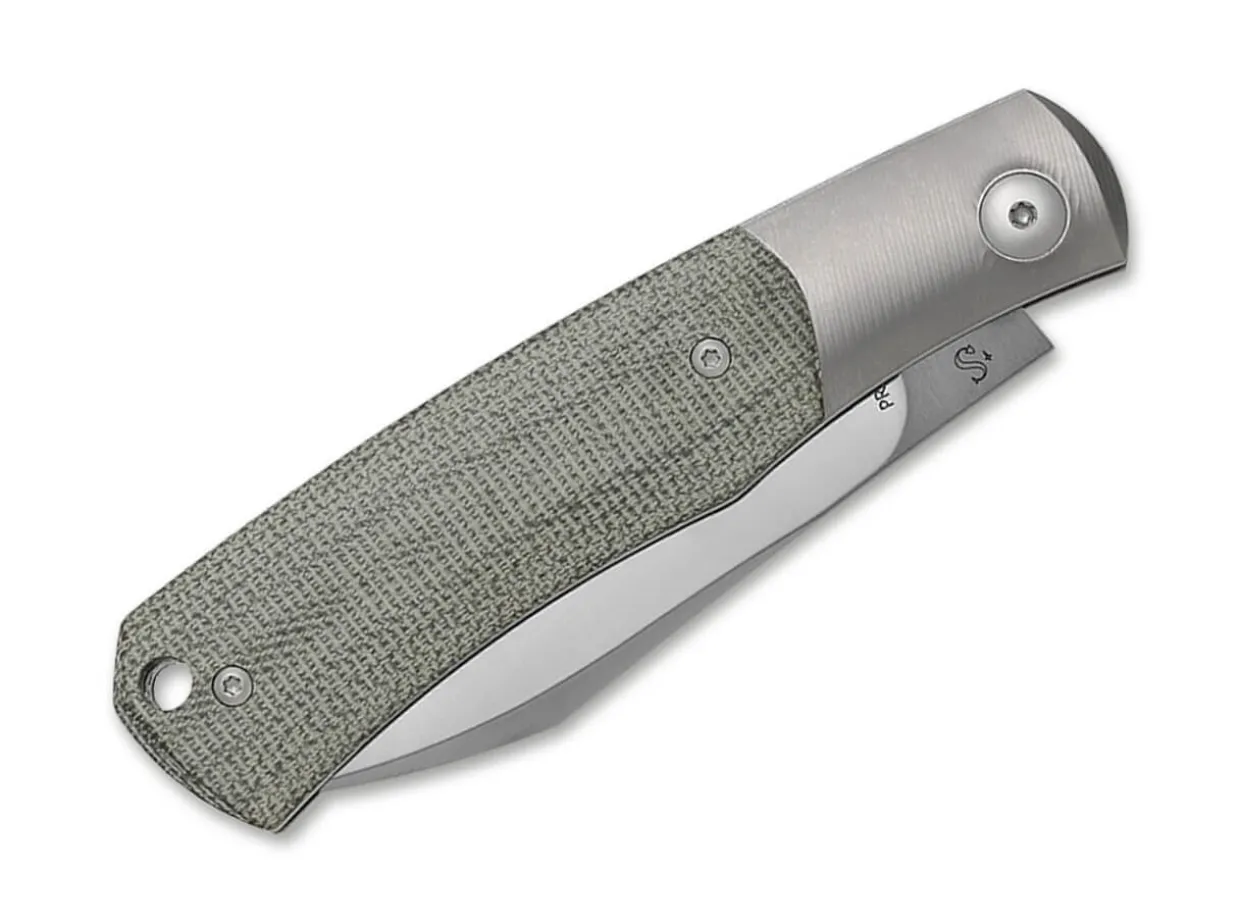 Hug Titanium Micarta Green
