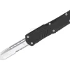 Large Black Fs-X Tanto Serrated