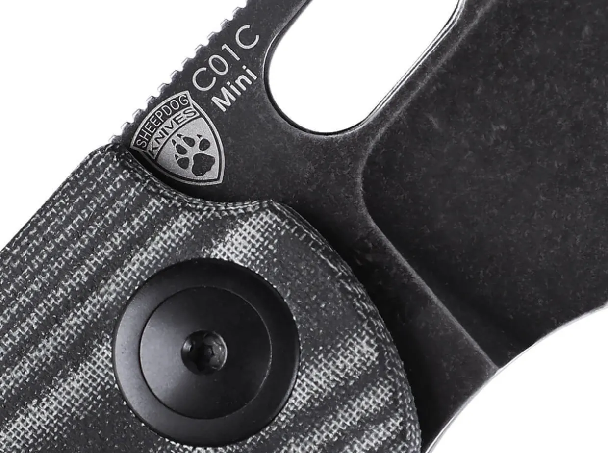 Mini Sheepdog C01C Micarta Grey