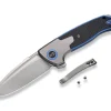 Press Check Titanium G10 Black Blue Dp