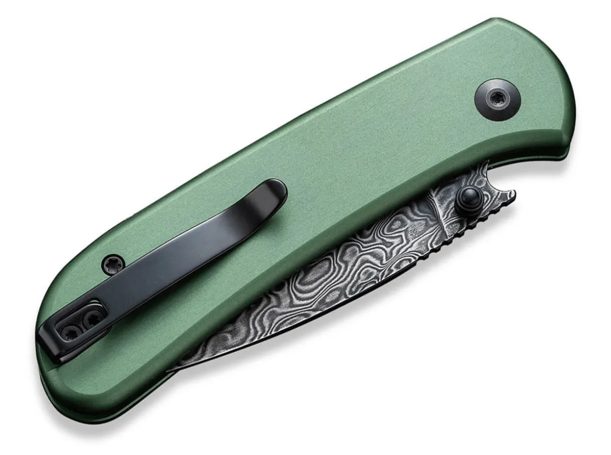 Qubit Aluminum Green Damascus