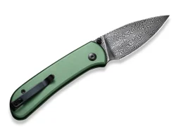 Qubit Aluminum Green Damascus