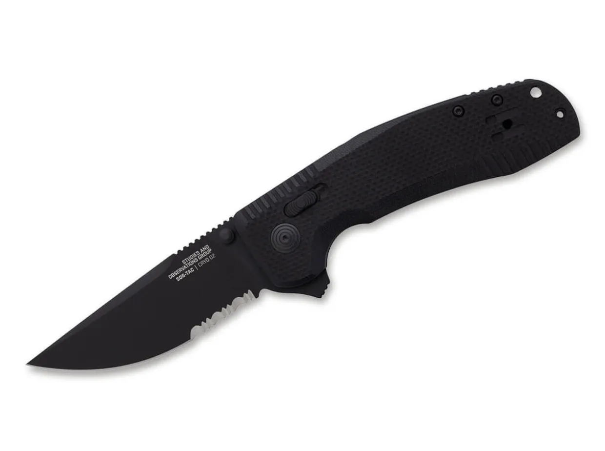Sog-Tac Xr Blackout Serrated