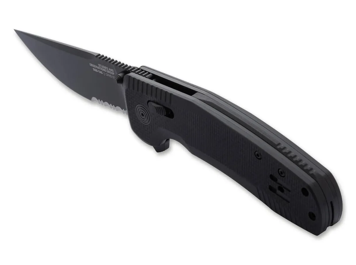 Sog-Tac Xr Blackout Serrated
