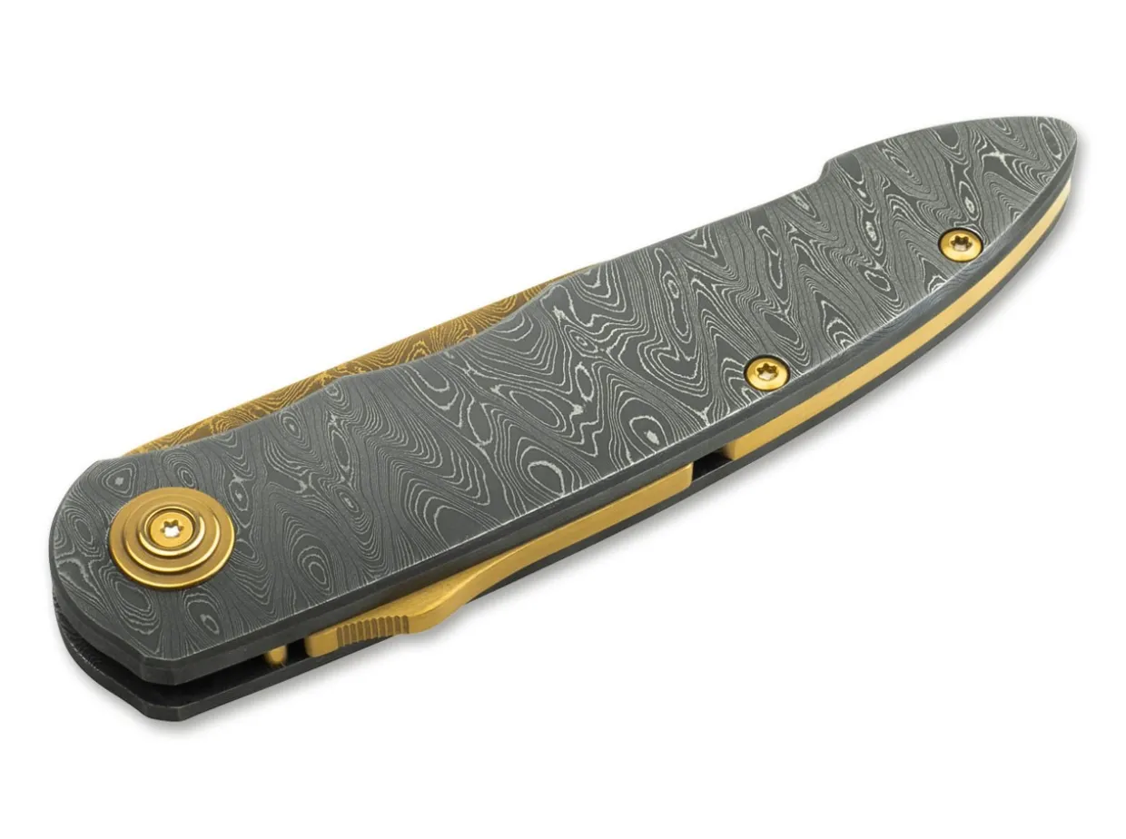 Special Run Merlin Damascus Gold