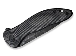 Synergy3 Black G10 Twill Carbon Damascus