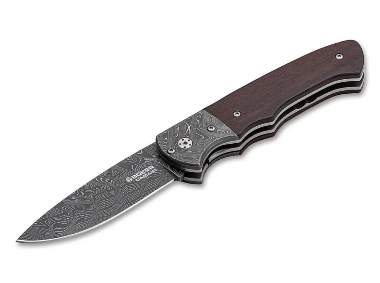 Titan Hunter Wood Damascus