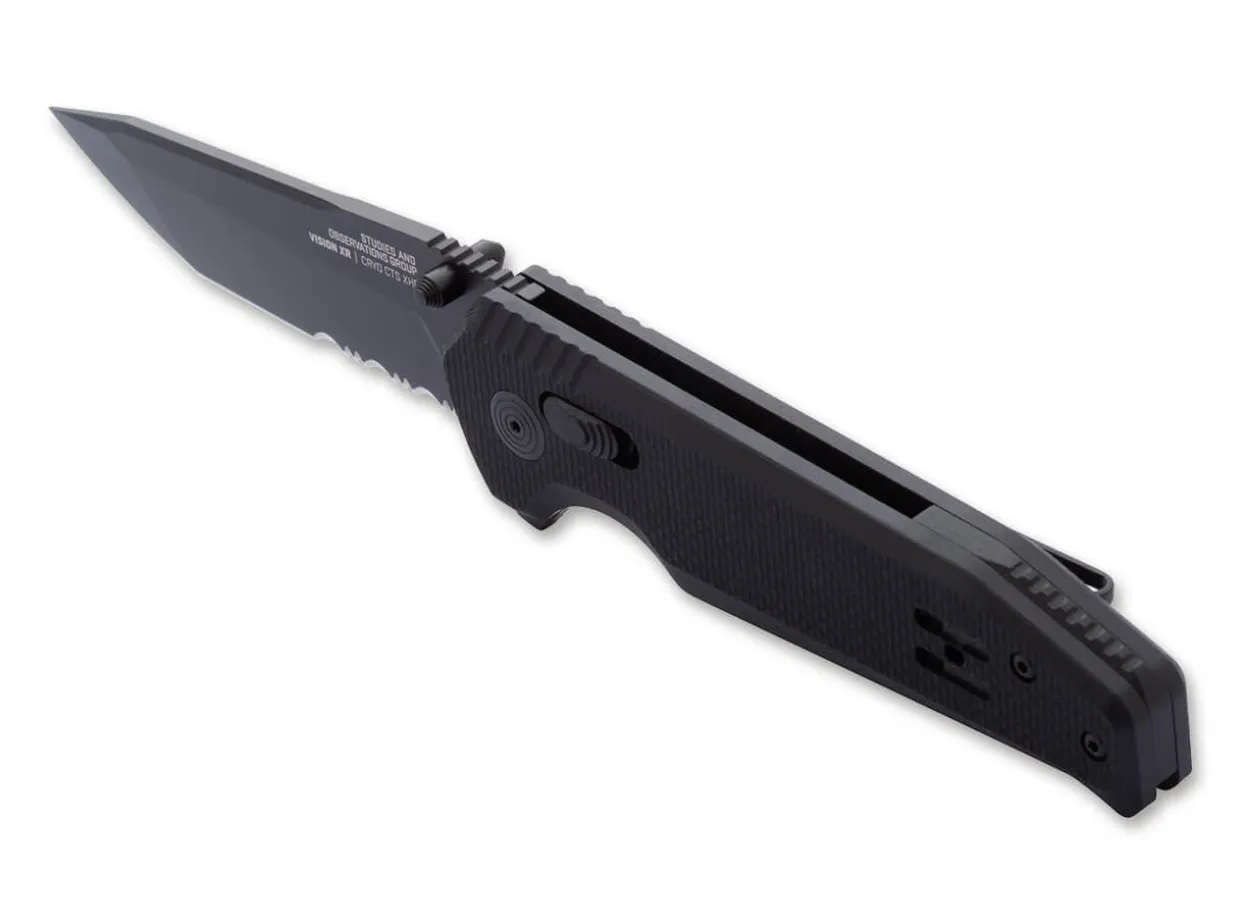 Vision Xr Black Serrated